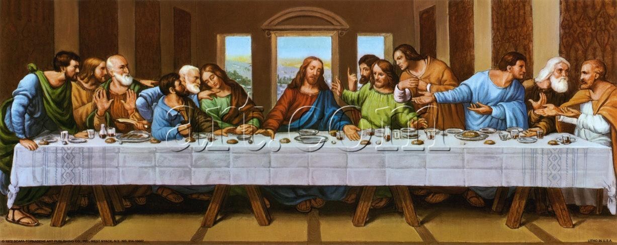 Leonardo da Vinci the picture of last supper